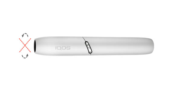 Man Holding IQOS 3 White