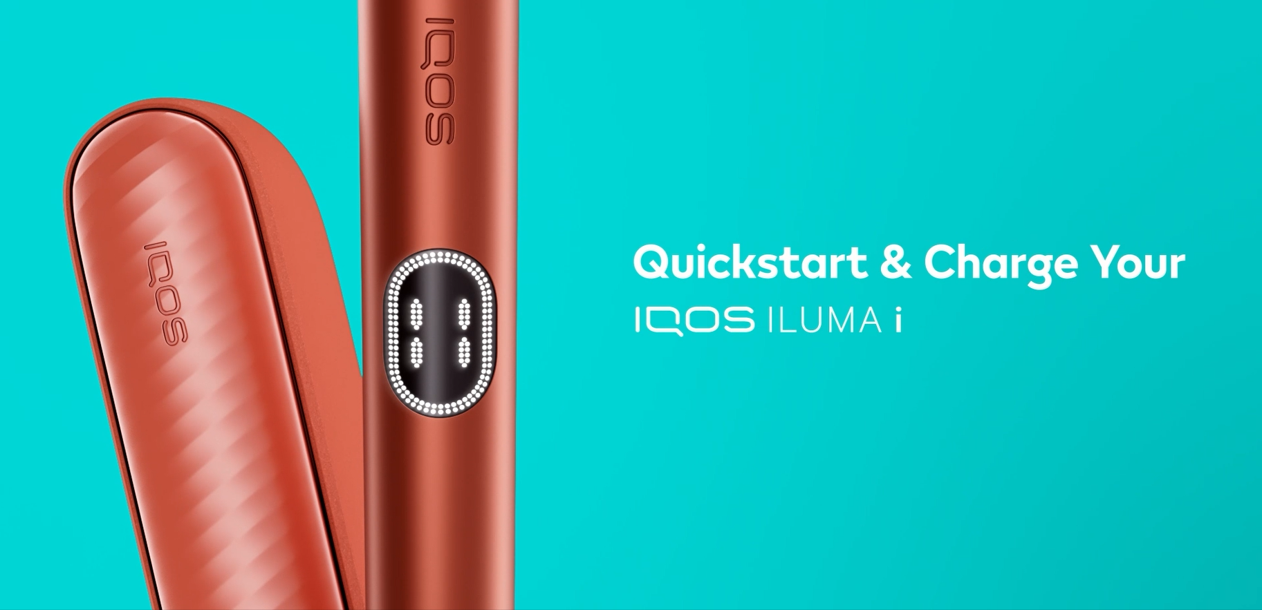 An IQOS ILUMA Holder and Pocket Charger in a box. 