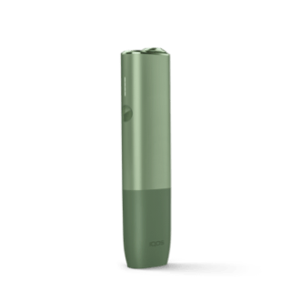 A moss green IQOS ILUMA ONE device